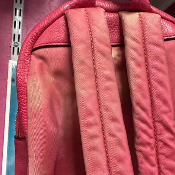 Genuine coach hot pink leather